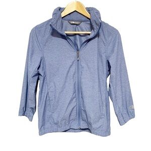 The North Face Purple Windbreaker Light  Rain Jacket Size S